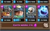 Conta clash royale nível 10 - Arena lendária.