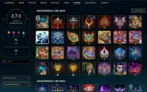 Conta League Of Legends - Nível 707, 913 Skins