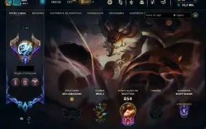 Conta League Of Legends - Nível 707, 913 Skins