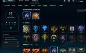 conta de lol lvl 38 prata 2