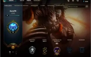 conta de lol lvl 38 prata 2
