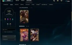 conta de lol lvl 38 prata 2