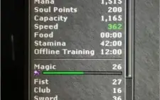 Conta Tibia Sorcerer 300 Pally 220 Druid 215