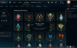 Conta LOL LVL 249, 665 skins