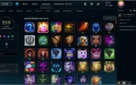 Conta LOL LVL 249, 665 skins