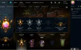Conta LOL LVL 249, 665 skins