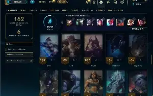 Esmeralda 1 com 65 Champs e 23 Skins +3 Vitoriosas