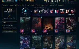 Esmeralda 1 com 65 Champs e 23 Skins +3 Vitoriosas