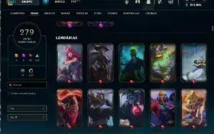 Conta Lol 2015, Full Champ 279 Skins Full Acesso Troca Email