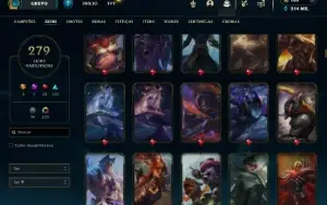 Conta Lol 2015, Full Champ 279 Skins Full Acesso Troca Email