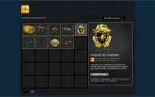 CONTA STEAM CSGO PRIME | MEDALHAS 2018 E LEALDADE | 23 JOGOS