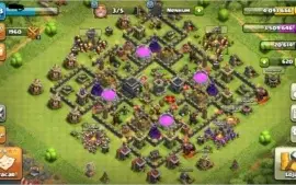 Conta CLASH OF CLANS - CV9 SEMI FULL