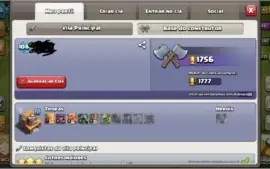 Conta CLASH OF CLANS - CV9 SEMI FULL