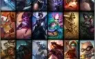 Conta Ouro IV com todos os campeões e várias skins