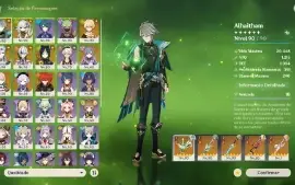 GENSHIN IMPACT - AR56, 20T5⭐Alhaitham C2 + Bis, Nahida + Bis