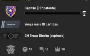 Conta Cs 2 - Prime - 5 Medalhas + Jogos