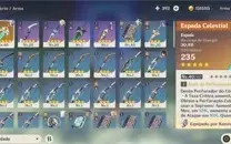 Genshin impact ar21 Ayaka+Espada Celestial