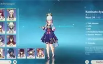 Genshin impact ar21 Ayaka+Espada Celestial