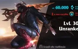 contas smurfs league of legends nivel 30