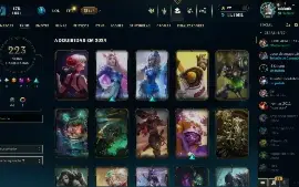 Conta Gold 223 Skins Todos os champs +15 Maestrias
