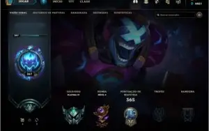 Conta League of Legends PLATINA V