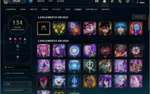 Conta League of Legends PLATINA V