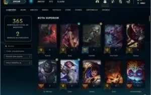 Conta League of Legends PLATINA V