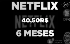 NETFLIX ULTRA HD 4 TELAS - 6 MESES