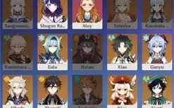 Conta AR 58 com 16 personagens 5* e 7 armas 5*