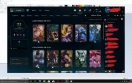 vendo conta de lol gold 4 boa e barata!
