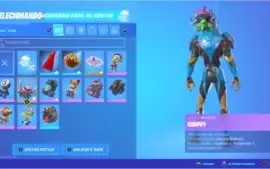 Vendo conta fortnite levei 106 1,100 v-bucks