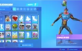Vendo conta fortnite levei 106 1,100 v-bucks
