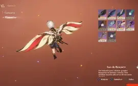 Conta Genshin AR56 com Asa Rara(Asas do banquete)
