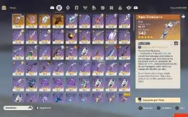 Conta Genshin AR56 com Asa Rara(Asas do banquete)