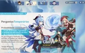 Conta Genshin Impact AR56 com gemas preço pra levar logo