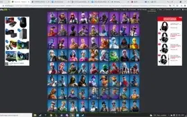 conta de fortnite muito dinheiro gasto 268 skins