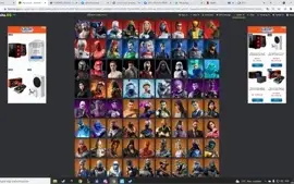 conta de fortnite muito dinheiro gasto 268 skins