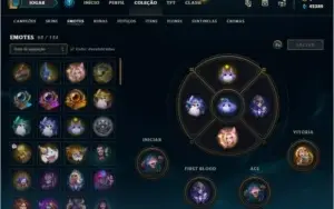 Conta de LoL criada na S3