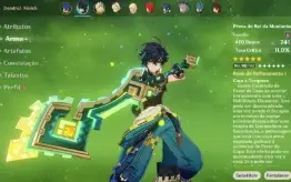 Conta Genshin Kinich C3 + BIS AR 56