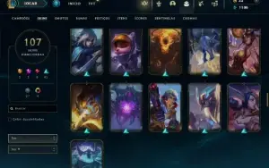 Fullacesso - Conta De 2016 - 107 Skins - Level 393 - 165 Cam