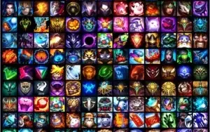 Conta LoL, Borda Platina, Riven Camp, Rammus Rei e raras