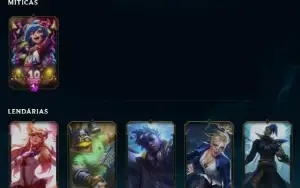 Conta LOL Mestre, Main Assassino, Todos os Champs, 140+skins