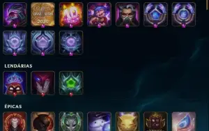 Conta LOL Mestre, Main Assassino, Todos os Champs, 140+skins