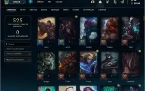 Conta prata 3 com TODOS os champs e 134 skins