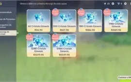 AR56 F2P: XIAO HUTAO EULA VENTI ZHONGLI QIQI + 4 ARMAS 5*