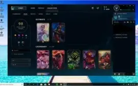 Conta de League of Legends com 98 skins todos os campeões G5