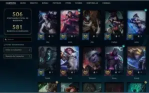 Conta Gold 2 , 288 skins Otima :D