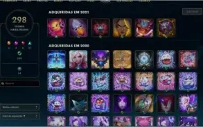Conta Gold 2 , 288 skins Otima :D