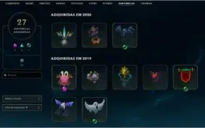 Conta Gold 2 , 288 skins Otima :D