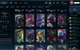 conta plat 4 com todos os champs, conta antiga
